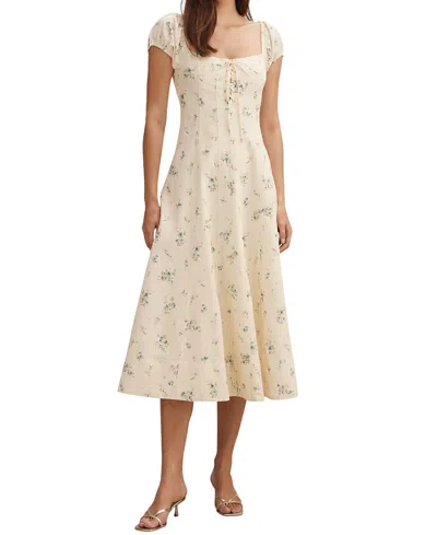 Ever New Women's Sallie Tie Front Midi In Multi