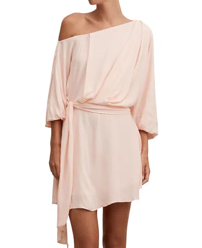 Ever New Women's Sammy Tipped Draped Mini Dress In Pink