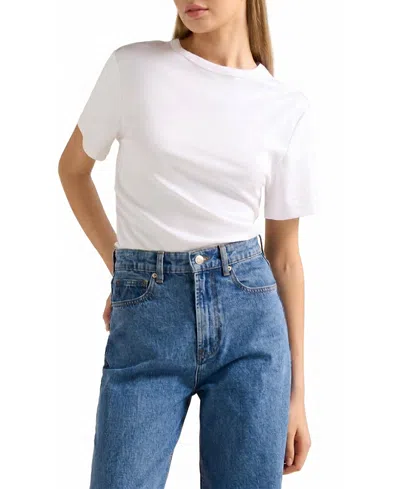 Ever New Women's Saskia Boxy Tee In White