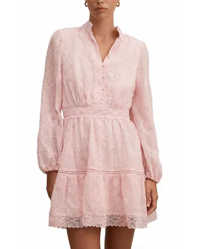 Ever New Women's Thalia Embroidered Skater Mini Dress In Multi