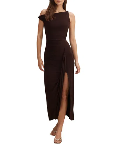 Ever New Women's Vicky Asym Jersey Maxi In Brown
