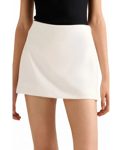Ever New Women's Zahlia Mini Skort In White