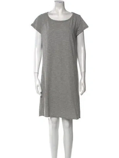 Pre-owned Ever Scoop Neck Mini Dress In White