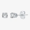 Ever Star 1/4 Ct. T.w. Lab-grown (g / Si1-si2) Diamond 10k Or 14k Gold Round Stud Earrings In White