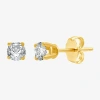 Ever Star 1/4 Ct. T.w. Lab-grown (g / Si1-si2) Diamond 10k Or 14k Gold Round Stud Earrings In Gold