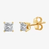 Ever Star 3/4 Ct. T.w. Lab-grown (g/ Si1-si2) Diamond Princess-cut Stud Earrings In 10k Or 14k Gold In Gold