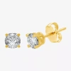 Ever Star 5/8 Ct. T.w. Lab-grown (g / Si1-si2) Diamond Round Stud Earrings In 10k Or 14k Gold In Yellow