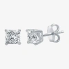 Ever Star (f / Vs2) 1 Ct. T.w. Lab Grown White Diamond 14k White Gold Stud Earrings In Metallic