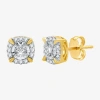 Ever Star (h-i / I1) 5/8 Ct. T.w. Lab Grown White Diamond 10k Gold 8.3mm Stud Earrings In Gold