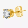Ever Star (h-i / I1)  1 Ct. T.w. Lab Grown White Diamond 10k Gold 6.3mm Single Earring In Yellow