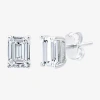 Ever Star (h-i / Si2-i1) 2 Ct. T.w. Lab Grown White Diamond 14k White Gold Stud Earrings In Silver