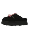 Everau Australia Women's Caspian Platform Slippers In Black In Black