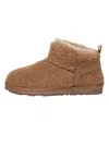 Everau Australia Women's Gold Dotterel Ultra Plush Ankle Boots In Chestnut In Brown