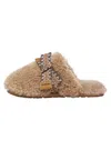 Everau Australia Women's Moorhen Bow Slippers In Brown In Brown