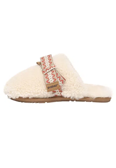 Everau Australia Women's Neutrals Moorhen Bow Slippers In Cream