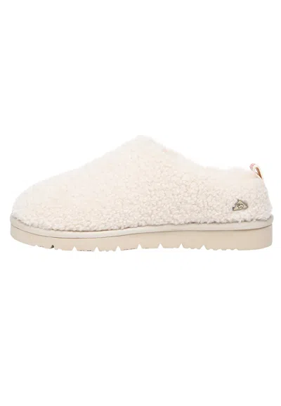 Everau Australia Women's Neutrals Snipe Plush Ankle Slippers In Sand In Multi