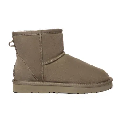 Everau Australia Women Ostrich Leather Short Boots In Multi