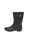 Everau Australia Women's Penguin Mid-calf Gumboots In Black In Black