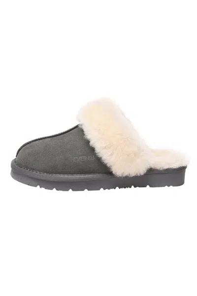 Everau Australia Women's Raven Slippers In Grey In Gray