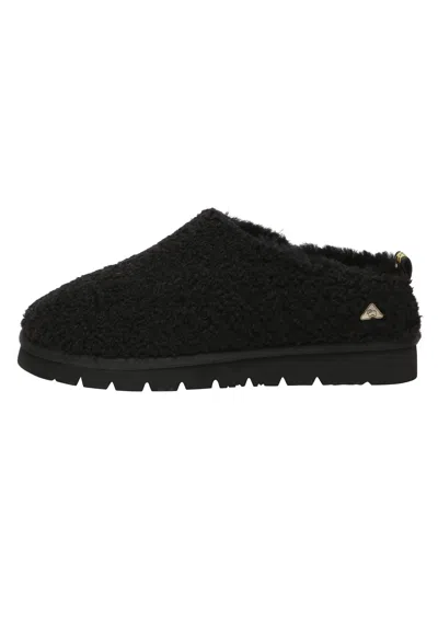 Everau Australia Women's Snipe Plush Ankle Slippers In Black