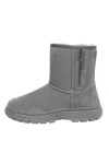 Everau Australia Women's Starling Zipper Short Boots In Grey In Gray