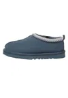 Everau Australia Women's Wigeon Leather Slippers In Denim Blue In Blue