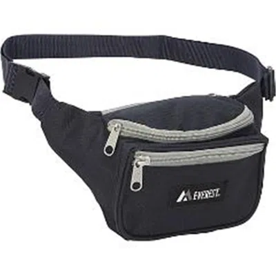 Everest 044kd-ny-gry Signature Waist Pack - Standard - Navy-grey