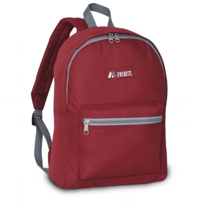 Everest 1045k-burg Basic Backpack - Burgundy