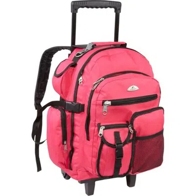 Everest 5045wh-hpk Deluxe Wheeled Backpack - Hot Pink