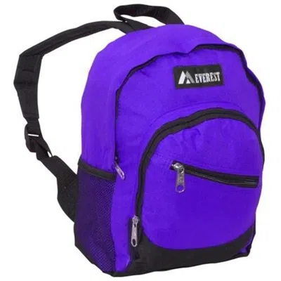 Everest 6045s-dpl-bk Slant Backpack - Dark Purple-black In Blue
