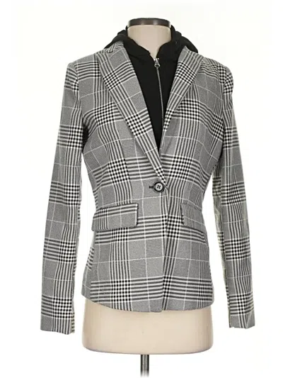 Pre-owned Evereve Blazer Jacket In Gray