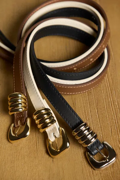 Evereve Cambridge Skinny Belt In Multi