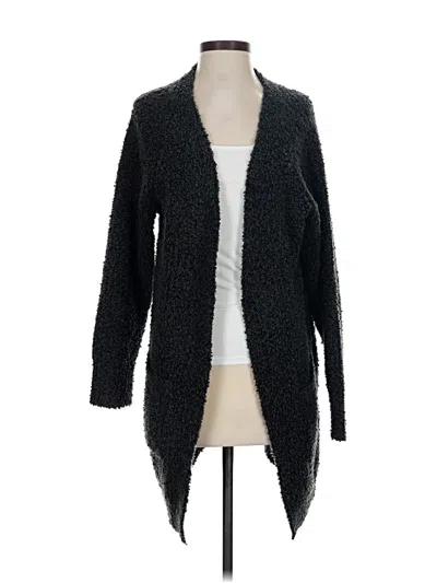 Pre-owned Evereve Cardigan Sweater In Green