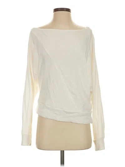 Pre-owned Evereve Cardigan Sweater In Ivory