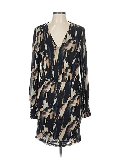 Pre-owned Evereve Casual Dress In Black