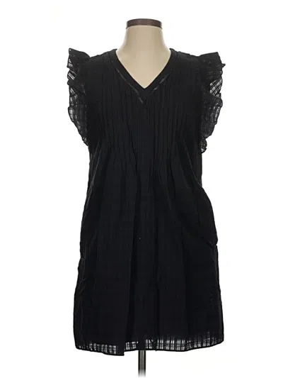 Pre-owned Evereve Casual Dress In Black