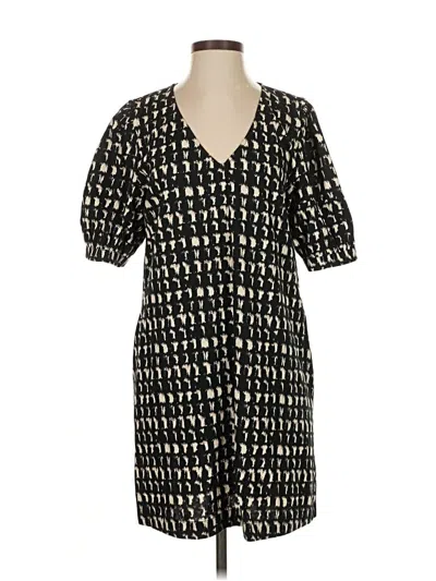 Pre-owned Evereve Casual Dress In Black