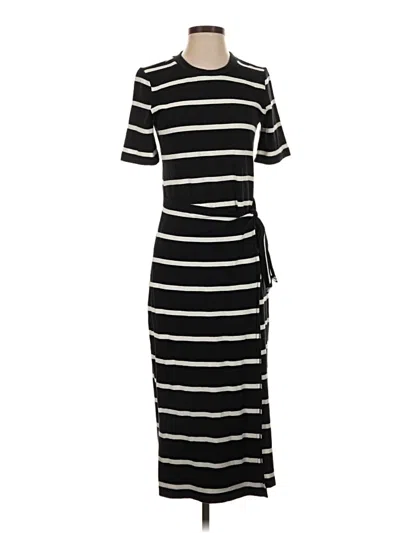 Pre-owned Evereve Casual Dress In Black