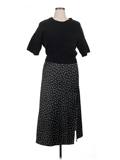 Pre-owned Evereve Casual Dress In Black