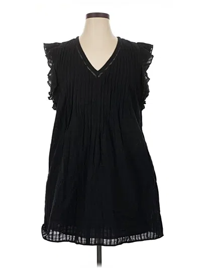 Pre-owned Evereve Casual Dress In Black
