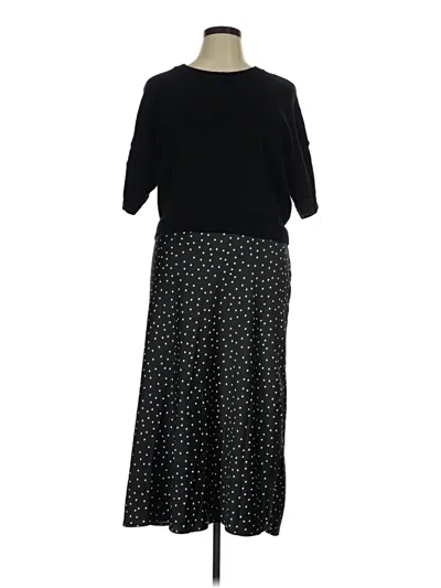 Pre-owned Evereve Casual Dress In Black