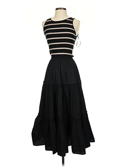Pre-owned Evereve Casual Dress In Black