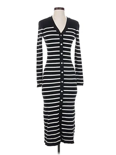 Pre-owned Evereve Casual Dress In Black