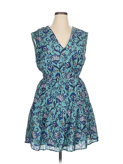 Pre-owned Evereve Casual Dress In Blue