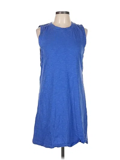 Pre-owned Evereve Casual Dress In Blue