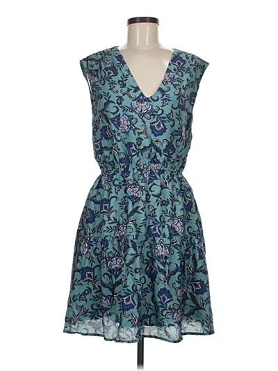 Pre-owned Evereve Casual Dress In Blue