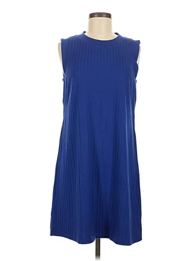 Pre-owned Evereve Casual Dress In Blue