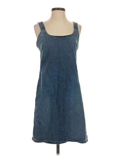 Pre-owned Evereve Casual Dress In Blue