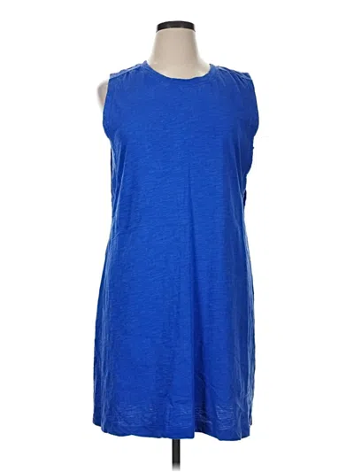 Pre-owned Evereve Casual Dress In Blue