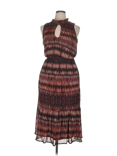 Pre-owned Evereve Casual Dress In Brown